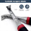 10Pcs 1inch Triangle Paint Paint Carbide Blades Double-Edged Reversible Replacement Blade 5
