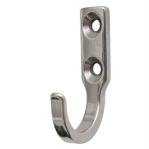 4 PCS Stainless Steel Hooks Stainless Steel Solid Single Hook Coat Hook 2