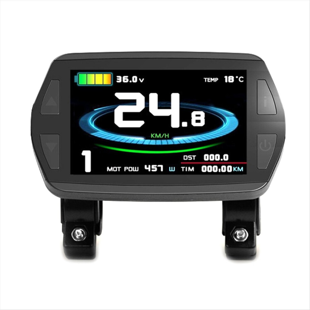 Electric Bicycle 24V/36V/48V Kt-Lcd8yu Color Sensing Display Meter For Ebike Accessories Waterproof Plug Light 4854054935919