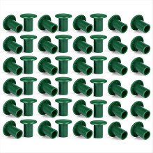 48 unidades de protetores de extremidade para varas de bambu, ideais para jardinagem e hortas. Perfeitos para suporte de plantas.