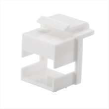 Conjunto de 50 placas de parede para conector RJ45, placas cegas para painéis de conexão RJ45, conectores LC e SC, na cor branca.