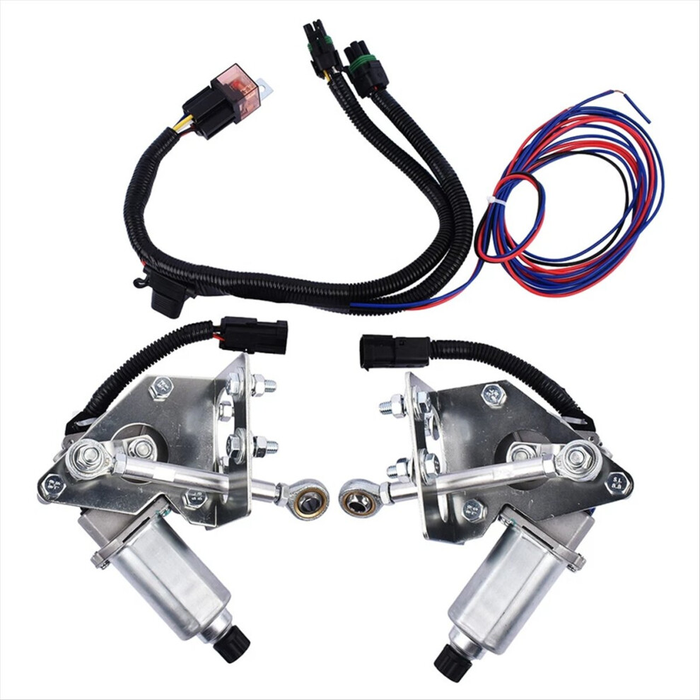 Electric Headlight Conversion Motor Kits With Wire Harness For C3 1968-1982 82-9129H 82-9130H 914015 4851335941973
