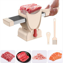 FreshMeat Slicer,Thickness Adjustable 2 or 4 mm for Meat Slicing Shredding,Thickness Adjustable 2 or 4mm