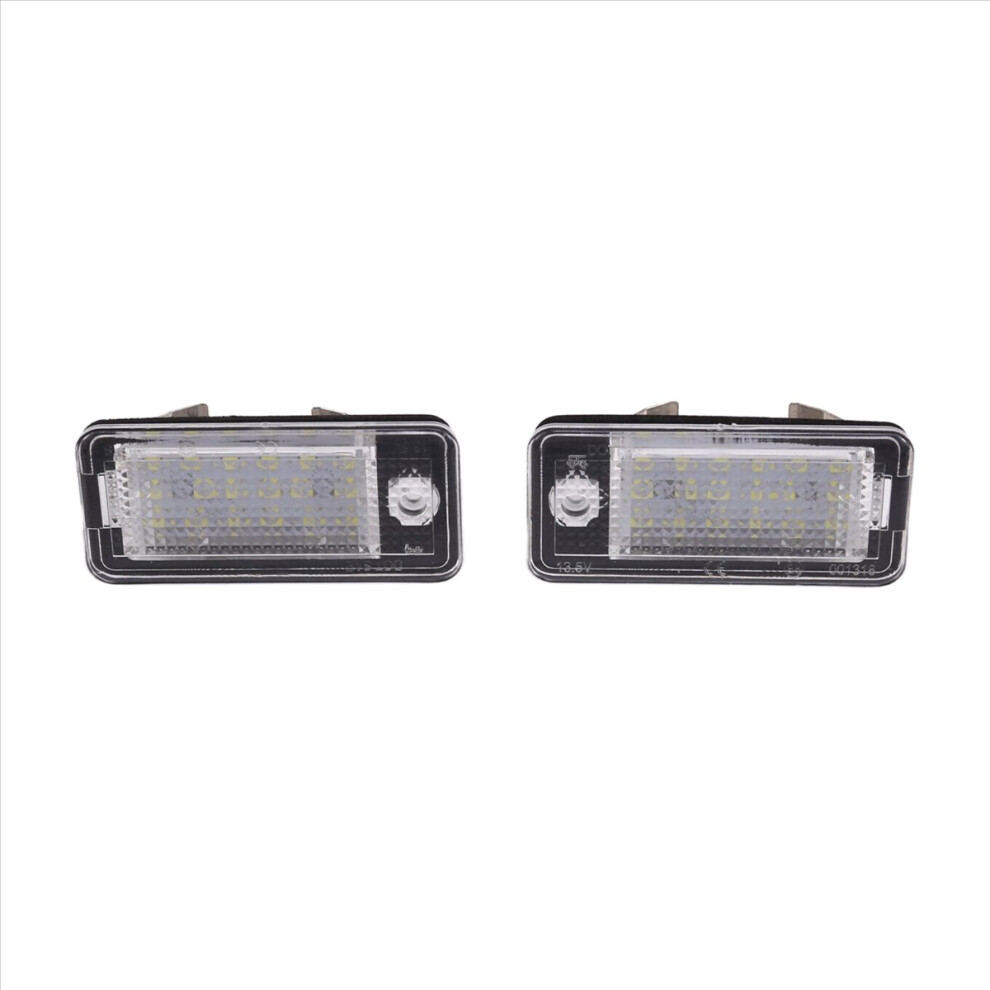 2Pcs Led Number Plate For A3 A4 S4 Rs4 B6 B7 A6 Rs6 S6 C6 S5 A8 S8 License Plate Lamp Light 4851335952887