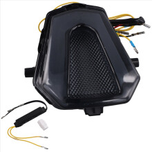 Motorrad-Rücklicht mit integriertem Brems- und Blinklicht für GSXR1000 GSXR1000R 2017-2024, Schwarz