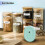 Label Maker Machine with Tape, Portable Bluetooth Label Makers, Inkless Mini Printer Multi Template Label Printer 6