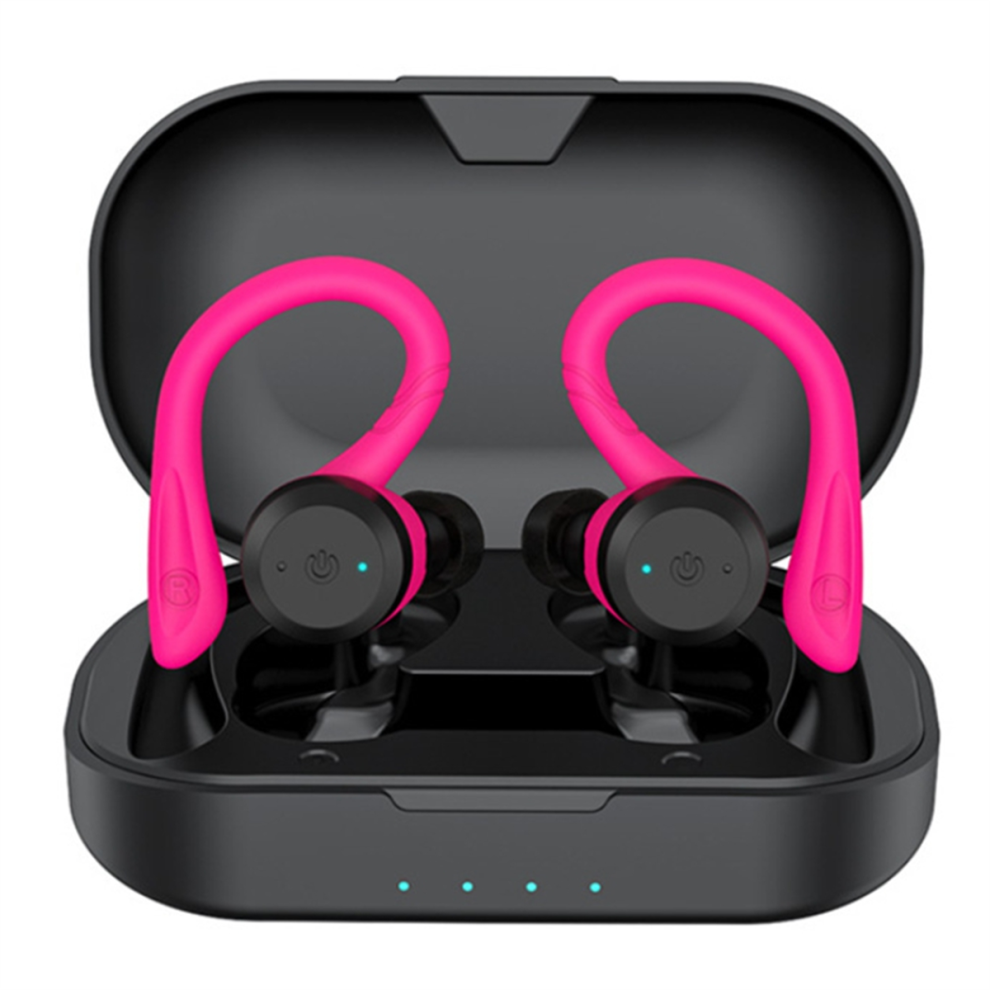 Long-Lasting Swimming Waterproof Bluetooth Headset, Dual-Wear Sports Wireless Headset, Stereo Noise Reduction Earplugs Light 4851335994337