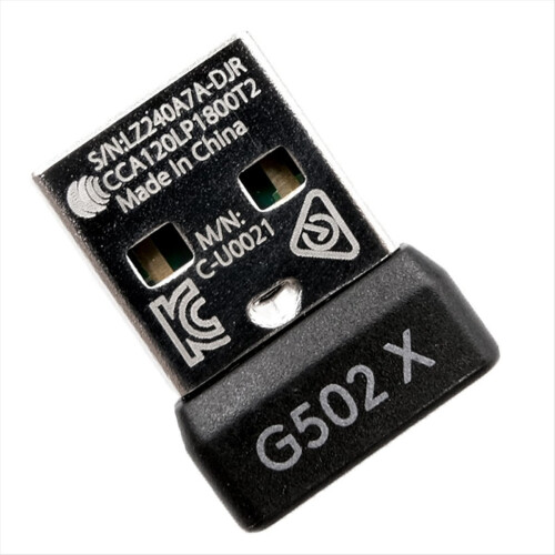 USB Dongle Mouse Receiver Adapter Replacement for G502X / G502X Plus Lightspeed Wireless Gaming Mouse
