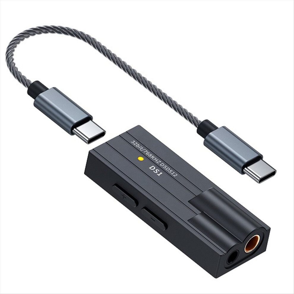 Audio Ds1 Dsd512 Hifi Usb Dongle Headphone Amplifier Amp Mini Audio Decoder Support 32Bit/768Khz With 4.4Mm Balanced 4851335992319