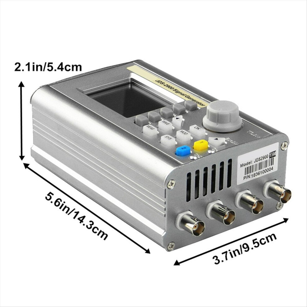 Jds2900 Dual Channel Dds Function/Arbitrary Waveform Signal Generator/Frequency Meter Precision Generator 50Mhz Eu Plug 4851335981108