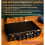 Placa amplificadora de potência Bluetooth AS200 de 200 W com Bluetooth 5.1 para karaokê. 3