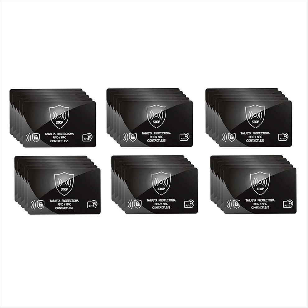 30Pcs Rfid Blocking Card Holder Nfc Anti-Theft Shield Case Ic Bank Card Protection Secure Wallet Blocker 4851335970614