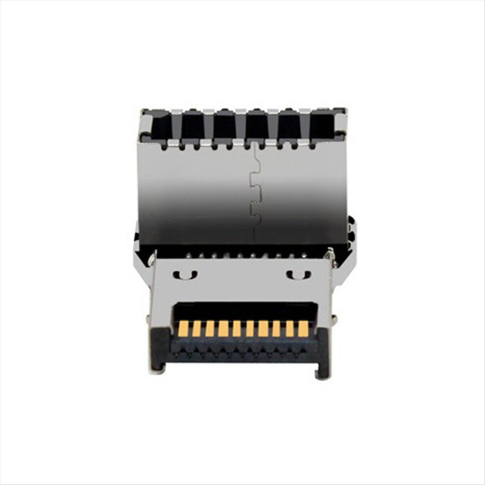 Type-E 90 Degree Computer Motherboard Usb3.1 10G Front Type-C Installed Wiring Converter Connector Adapter Type A 4851335900116