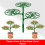 Sunflower Flower Support Stand Three-Layer Plant Support Rack for Climbing and Grafting 7