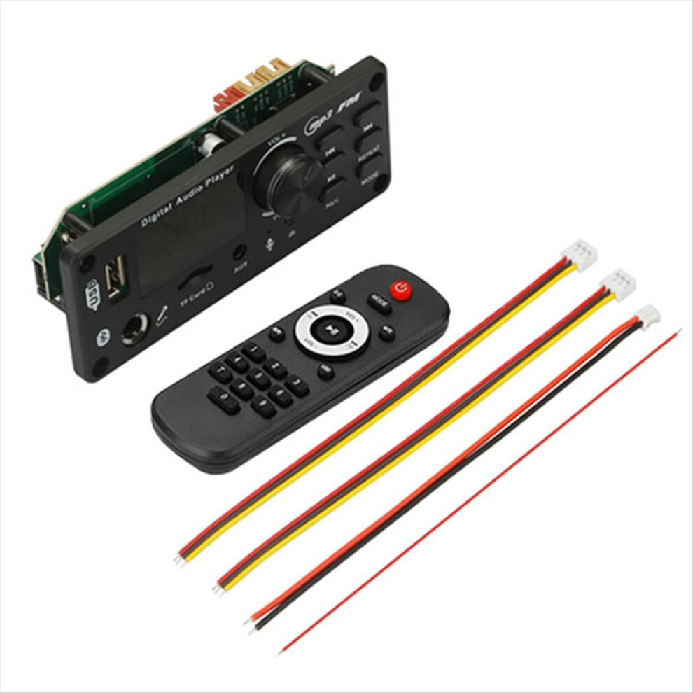 Bluetooth 5.0 Mp3 Wma Wav Decoder Board Dc12v Amplifier Usb Tf Fm Car Audio Music Player Speaker Volume Control 4851335996133