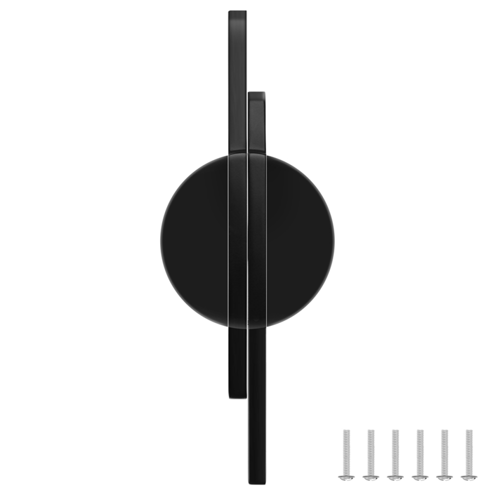 2 Cabinet Pulls,Half Round Black Cabinet Knobs,Matte Black Cabinet Pulls For Closets And Cabinets 2-1/2 Inch (64 Mm) 4851335974605