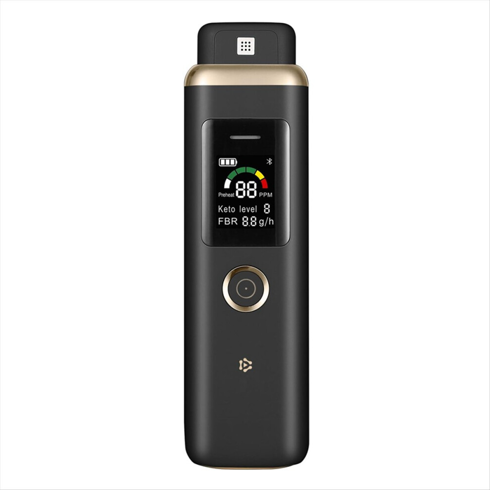 Professional Ketone Breath Analyzer High Accuracy Ketone Breath Meter Ketone Tester for Tracking Your Ketones Black