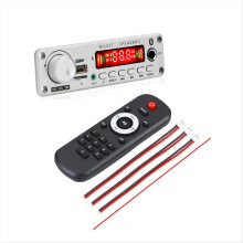 150W DIY Amplifier Bluetooth Decoder Board 12V 6.5mm Microphone FM Radio TF USB Car Audio Music Speakers Volume Control