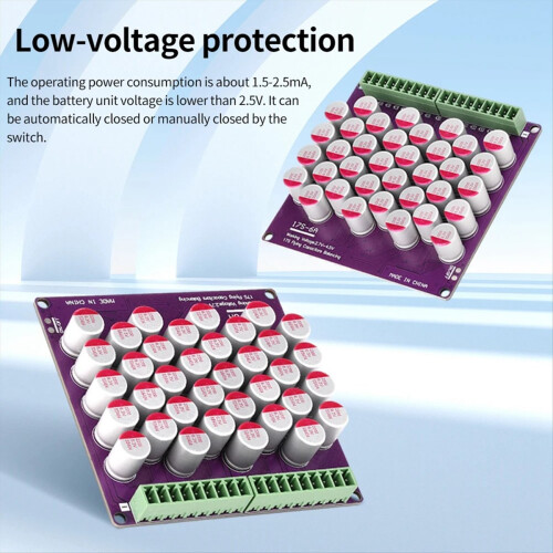 17S 6A Lithium Battery Management System High Precision Low Voltage Differential Capacitor Active Equalization Module 1