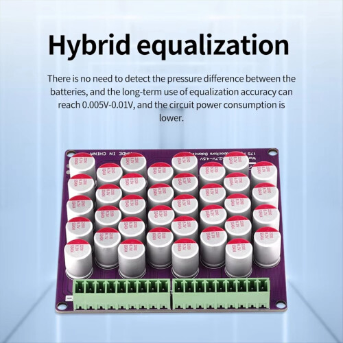 17S 6A Lithium Battery Management System High Precision Low Voltage Differential Capacitor Active Equalization Module 2