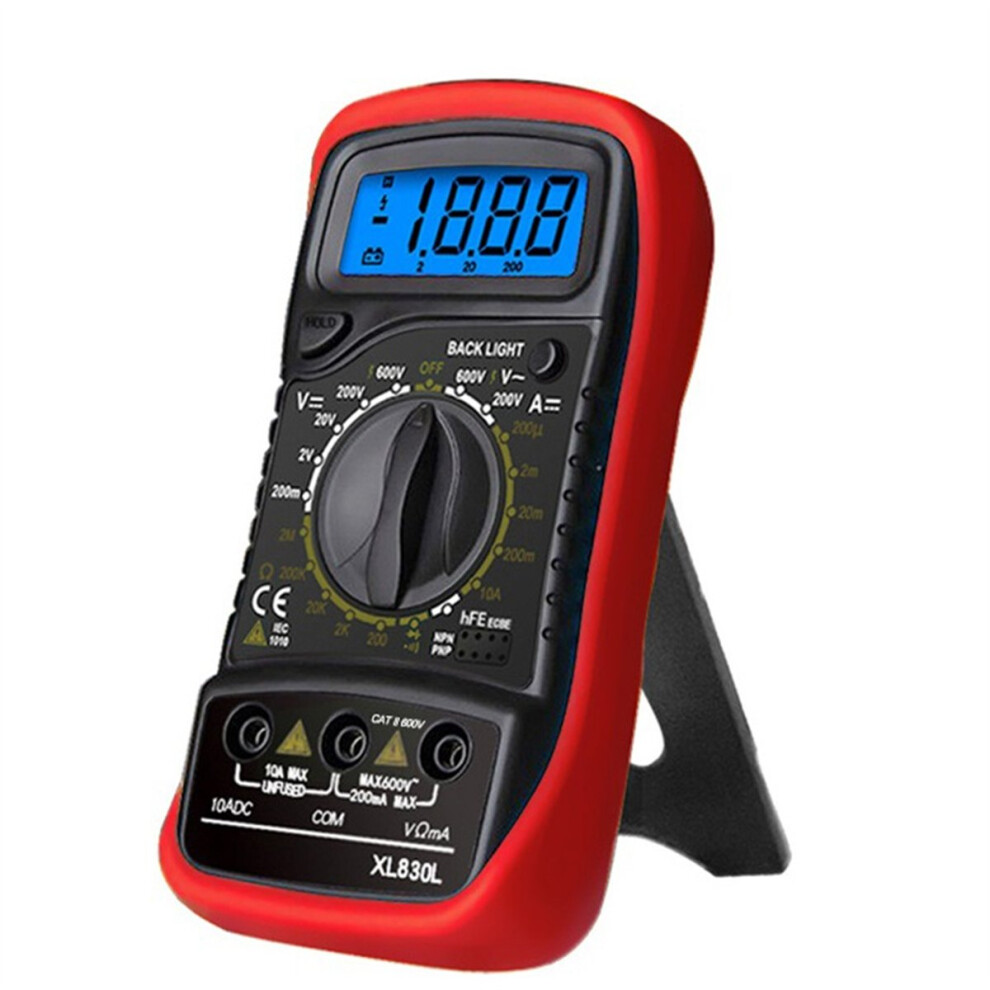 Xl830l Handheld Digital Multimeter Lcd Backlight Portable Ammeter Voltmeter Ohm Voltage Tester Meter Multimetro A 4851335911563