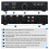 3 in 3 Out Fully Balanced Audio Signal Selector Switcher XLR Switcher Passive Front Active Speaker Volume Controller 5