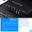 3 in 3 Out Fully Balanced Audio Signal Selector Switcher XLR Switcher Passive Front Active Speaker Volume Controller 6