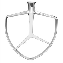 Stainless Steel Flat Beater for 7QT Bowl-Lift Stand Mixers, Food Grade Replacement Attachment,Dishwasher Safe