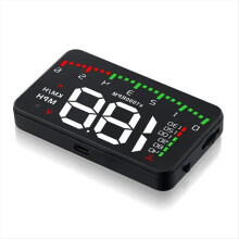 A900 OBD HUD Head Up Display Avviso di eccesso di velocità Proiettore parabrezza Temperatura dell'acqua Tensione Contagiri RPM MPH
