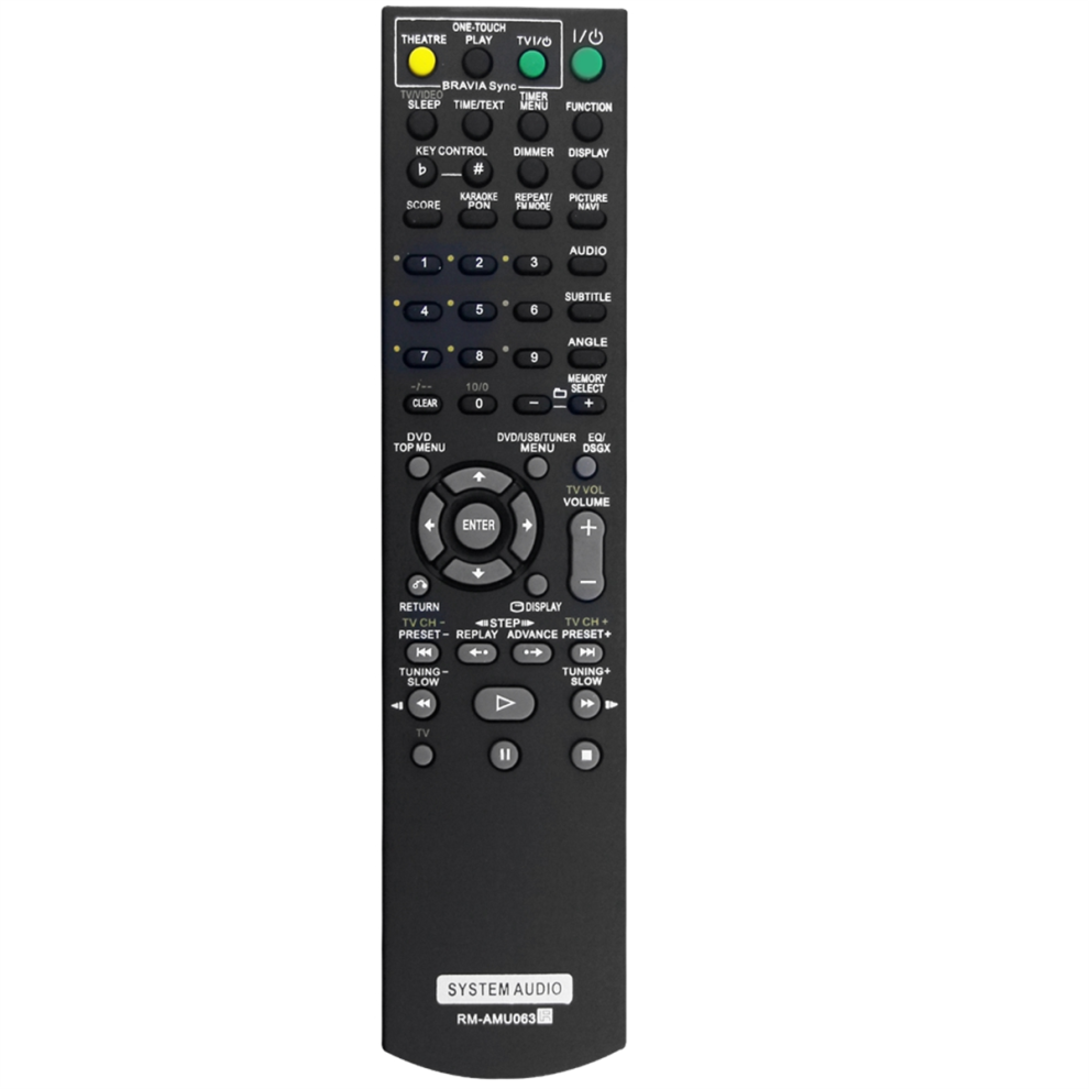 Replace Rm-Amu063 Remote Control For System Audio Av Rmamu063 -Dh70swr -Dh40r Hcd-Dh40r -Dh50r 4851335989685