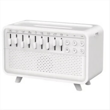 Caixa de Som Bluetooth com Ruído Branco e Difusor de Ar, 8 Grupos de Sons da Natureza, Alimentação USB e Plugue do Reino Unido