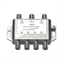 3 in 4 TV Satellite Splitter 3x4 Satellite MultiSwitch FTA LNB Switch MS34EZ for Cascade Satellite Separation