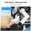 Electric Cleaning Brush Multi- Kitchen Pot Scrubber Handheld Automatic Cleaning Brush Black 3