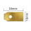 45 lames de coupe de 0,7 mm pour tondeuse robotisée (dorées) 7