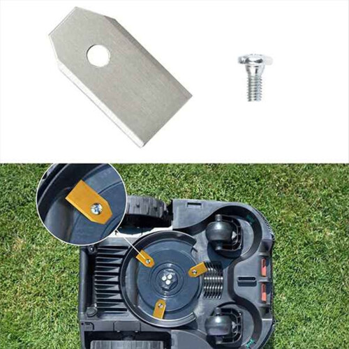 45 lames de coupe de 0,7 mm pour tondeuse robotisée (dorées) 2