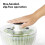 Salad Spinner Large Lettuce Spinner Kitchen Gadgets, Large Salad Spinner Vegetable Washer, High Efficiency for Kitchen 4