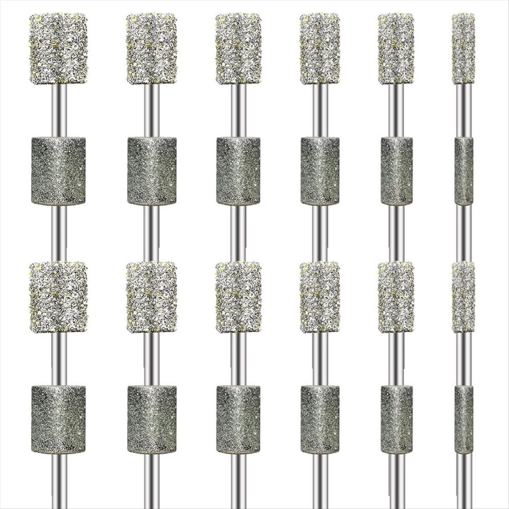 48Pcs Diamond Drill Grinding Bit Compatible Polishing Kits Glass Drill Bit 1/8 Inch Accessories For Wood Glass Ceramics 4854274082547