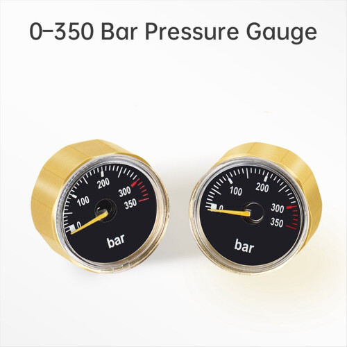 Duiken 350bar Mini Luchtdrukmeter, Duikaccessoires Manometer G1/8 Draad 2