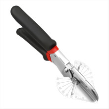 Tesoura de corte em ângulo, tesoura manual de aço carbono de alta resistência para canaletas, ferramenta manual para cortar molduras e acabamentos.