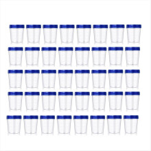 Lot de 40 petits contenants de 120 ml avec couvercles, contenants réutilisables pour vinaigrette, hermétiques et étanches pour condiments