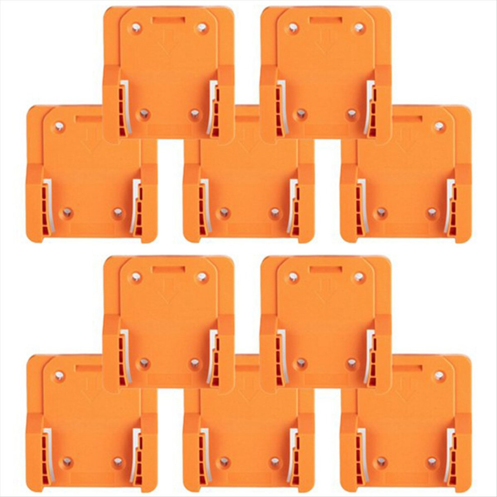 10Pack Battery Wall Mount Holder & Drill Tool Mount - For 18V Li-Ion Drill, Fits Work Van, Shelf, Toolbox 4854274085722