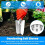 Conjunto de peneiras para jardinagem com 5 tamanhos de malha intercambiável de 8 polegadas de diâmetro (1/3/6/9/12 mm). 3