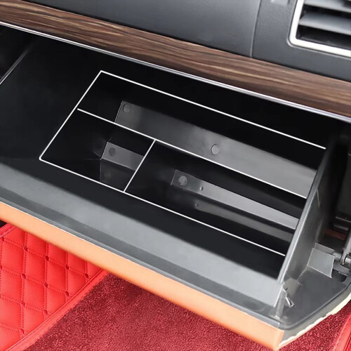 High Quality Co-Pilot Storage Box Partition Bracket Tray Storage Box Interior Modification for Prado 2010-2020 1