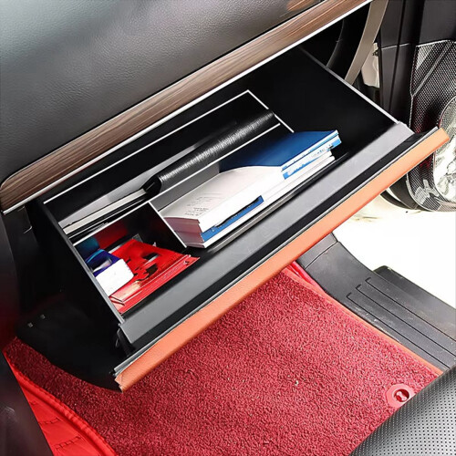 High Quality Co-Pilot Storage Box Partition Bracket Tray Storage Box Interior Modification for Prado 2010-2020 2