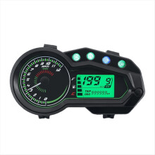 ADQ Motorfiets Snelheidsmeter Toerenteller 12000 RPM Meter Universele Motorvoertuig GEAR Indicator TRIP ODO Kilometerteller