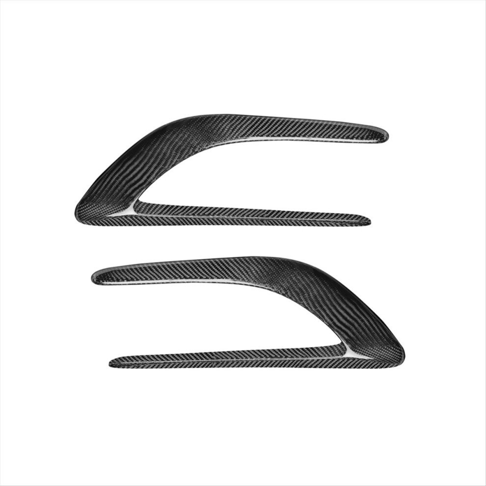 Car Real Carbon Fiber Side Bumper Vent Cover Trim For C-Class W205 C205 C43 C63 4854274014906