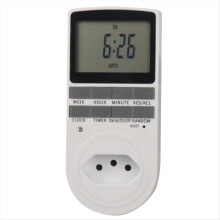 Intelligent Digital Temperature Controller BR Switch Socket LCD Display Indoor Timing Power Switch 120V 60Hz