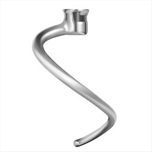 Stainless Steel Dough Hook Replacement for 7 QT Bowl-Lift Stand Mixers, Spiral Dough Hook Attachment