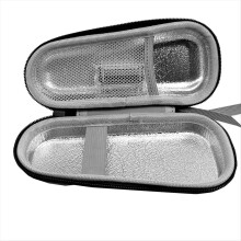 Shaver Storage Box Waterproof EVA Travel Case with Mesh Pocket/Zipper Shaver Bag Shakeproof for