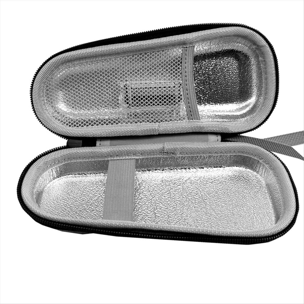 Shaver Storage Box Waterproof EVA Travel Case with Mesh Pocket/Zipper Shaver Bag Shakeproof for